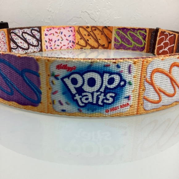 ODD Sox Pop Tarts Novelty Nylon Web Ajustable Belt Size L EUC - Picture 3 of 12